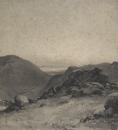 Rocky Landscape by Alfred Parsons