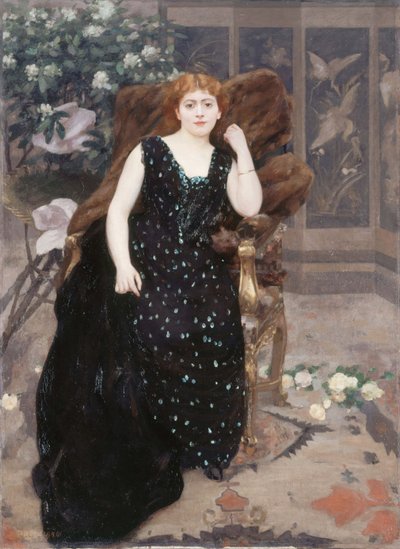 Portrait of Jane Hading by Alfred Roll
