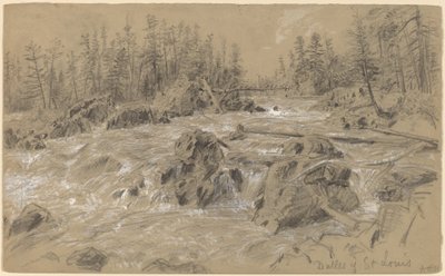 Dalles of St. Louis by Alfred R. Waud