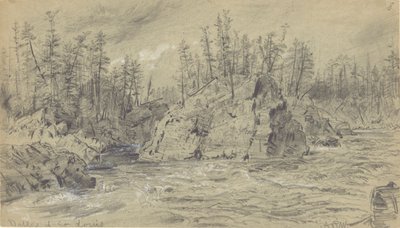 Dalles of St. Louis by Alfred R. Waud