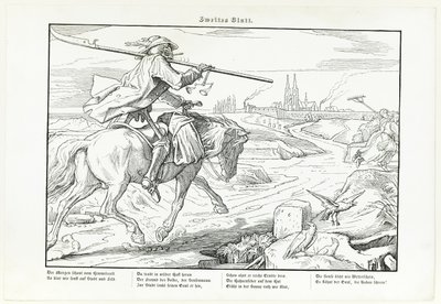 Another Dance of Death, Plate II by Alfred Rethel