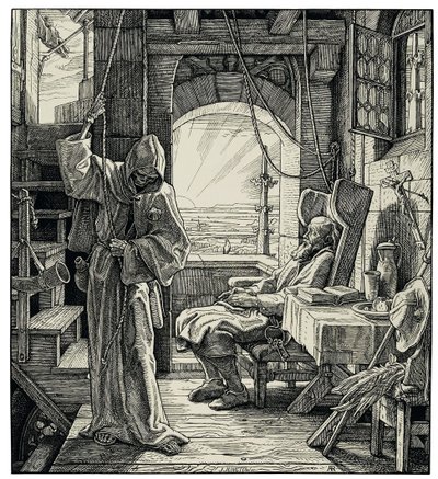 Death as a Friend, 1851 by Alfred Rethel