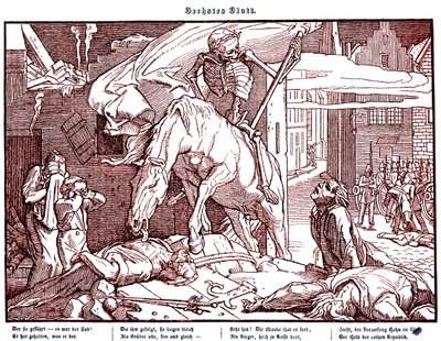 Totentanz 1848: Death as a republican hero by Alfred Rethel