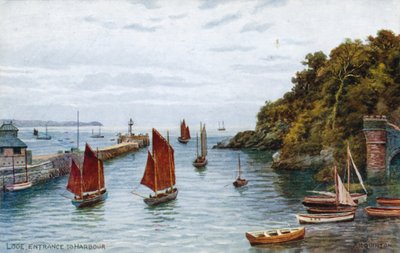 Looe, Entrance to Harbour by Alfred Robert Quinton