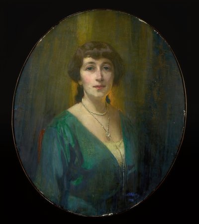 Portrait of an Unknown Woman by Alfred Rudolfowitsch Eberling