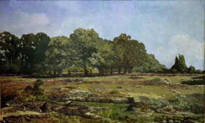 Chestnut Avenue at La Celle-Saint Cloud by Alfred Sisley