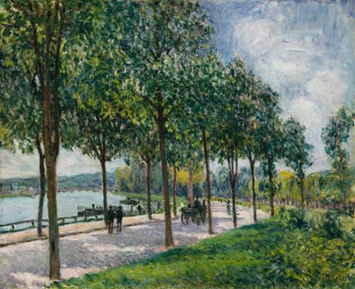 Alley of Chestnut Trees by Alfred Sisley