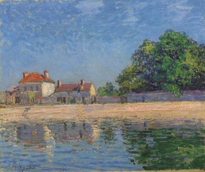 Bords du Loing, Saint-Mammes by Alfred Sisley