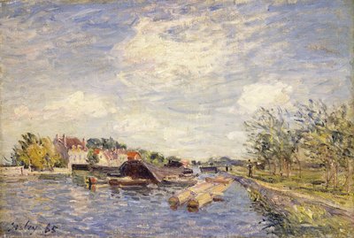 Edges of the Loing by Alfred Sisley