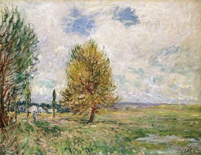 La Plaine de Veneux-Nadon by Alfred Sisley