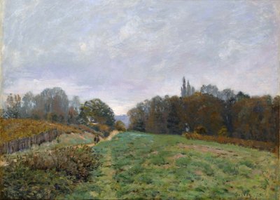 Landscape at Louveciennes, 1873 by Alfred Sisley