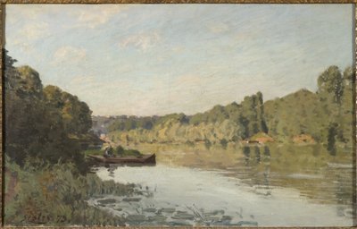 Landscape from Bougival by Alfred Sisley