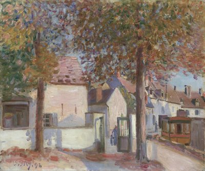 Moret-sur-Loing Rue de Fosses by Alfred Sisley