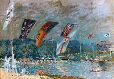 Regatta at Molesey, 1874 by Alfred Sisley