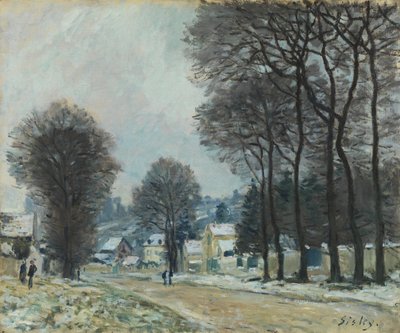 Snow at Louveciennes by Alfred Sisley