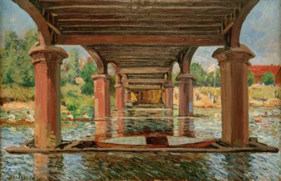 Under the Hampton Court Bridge by Alfred Sisley