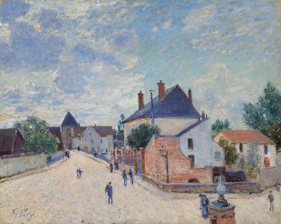 Street in Moret, c. 1890 by Alfred Sisley