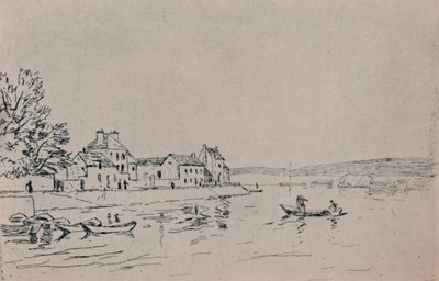 The Banks of Loing by Alfred Sisley