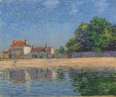 The Banks of the Loing, Saint-Mammes by Alfred Sisley