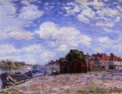 The Loing at Saint-Mammès by Alfred Sisley