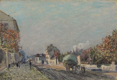 A Street in Marly by Alfred Sisley