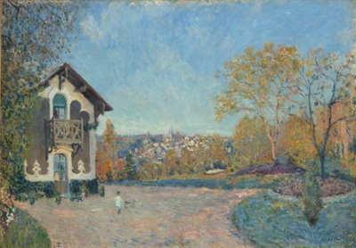 View of Marly-le-Roi from Coeur-Volant by Alfred Sisley