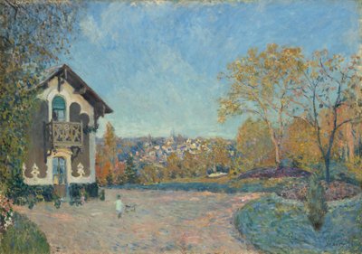 View of Marly-le-Roi from Coeur-Volant, 1876 by Alfred Sisley