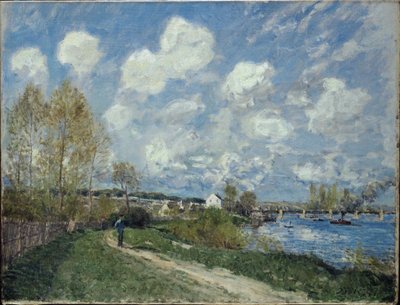 Summer at Bougival, 1876 by Alfred Sisley