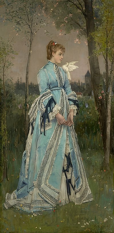 Spring by Alfred Emile Stevens