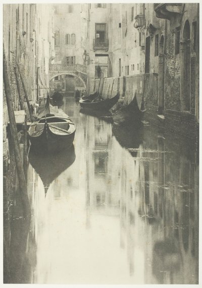 A Venetian Canal by Alfred Stieglitz