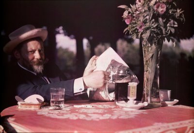 Frank Eugene Seated at Table, 1907 by Alfred Stieglitz