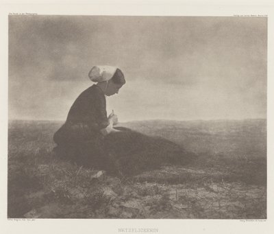 Mending Nets, Katwijk 1894 by Alfred Stieglitz