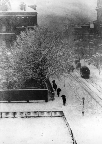 New York, Street Scene / Photo 1907 by Alfred Stieglitz