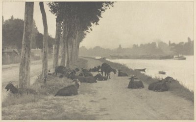 On the Seine—Near Paris by Alfred Stieglitz