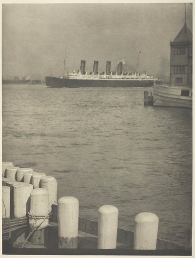 Outward Bound, The Mauretania, 1910 by Alfred Stieglitz