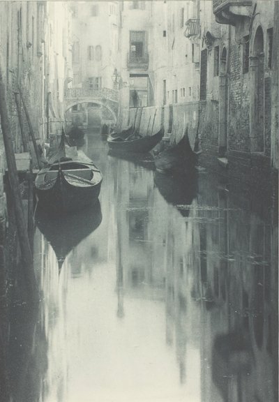 Reflection-Venice by Alfred Stieglitz