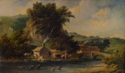 Scene in Dovedale, Derbyshire, 1836, 1938 by Alfred Vickers