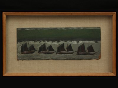 Four Schooners by Alfred Wallis