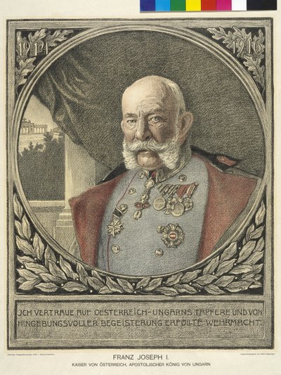 Emperor Franz Joseph I of Austria by Alfred Wesemann