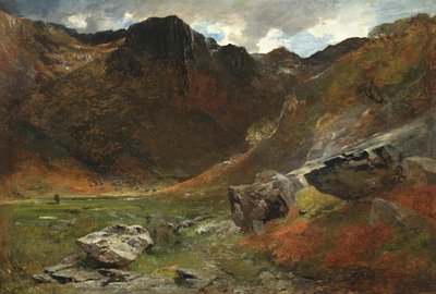 A Marshy Glen from Nature by Alfred William Hunt