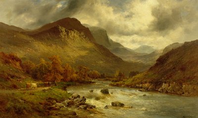 Autumn at Selkirk by Alfred de Breanski