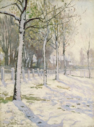 Poplars in the Snow by Alice Maud Fanner