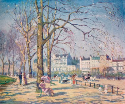 Spring in Hyde Park, c1910 by Alice Maud Fanner