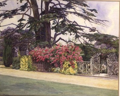 The Rose Garden at Hayes Place, Kent by Alice Orde