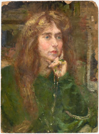 Natalie with Necklace, ca. 1900 by Alice Pike Barney