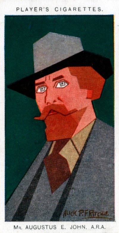 Augustus John, British painter, 1926 by Alick P. F. Ritchie