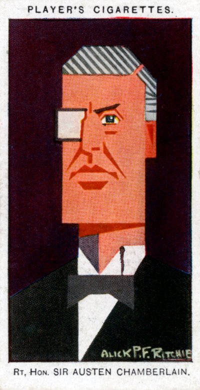 Austen Chamberlain, British politician by Alick P. F. Ritchie