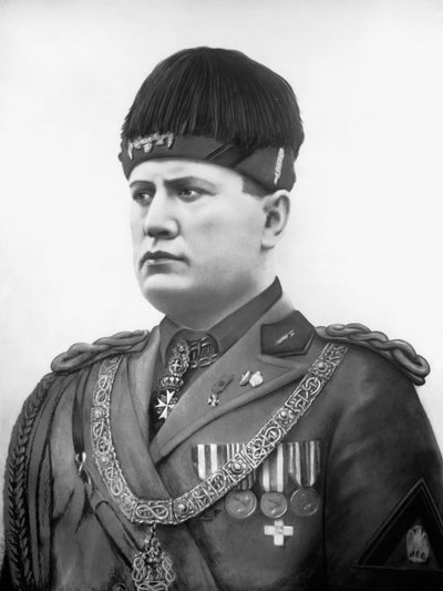 Benito Mussolini by Fratelli Alinari