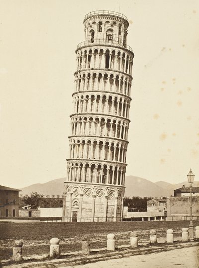 Campanile, Pisa, c.1850 by Fratelli Alinari
