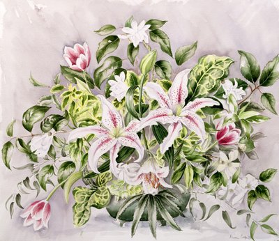 Still life with Lilies by Alison Cooper